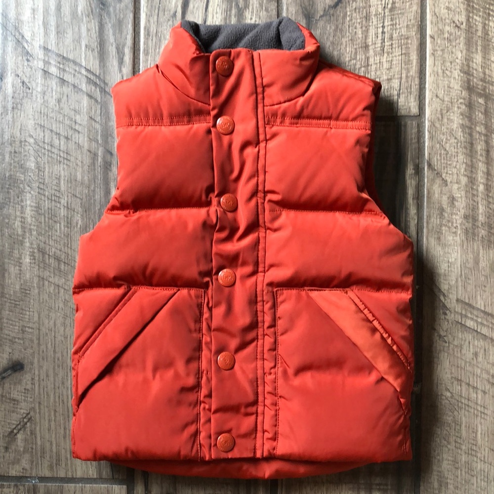 ELand burnt orange down vest